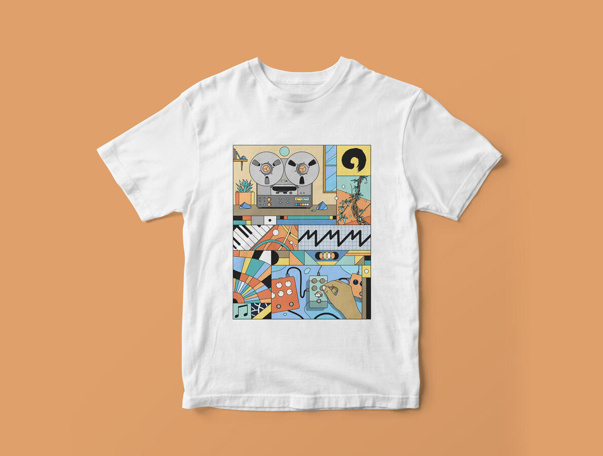 &quot;The producer 1&quot;, impression sur tee shirt.