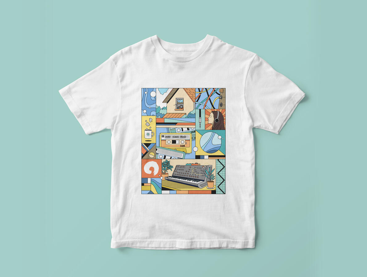 &quot;The producer 3&quot;, impression sur tee shirt.