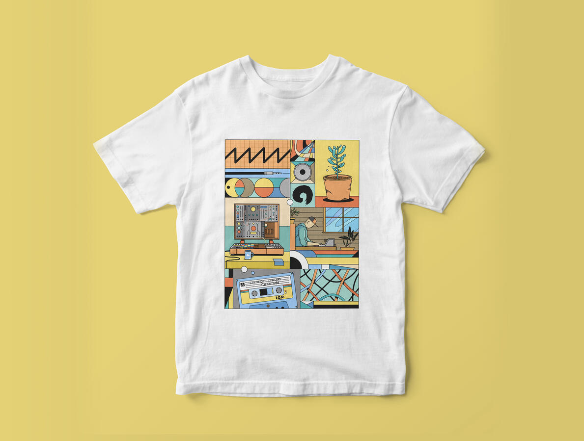"The producer 2", impression sur tee shirt.